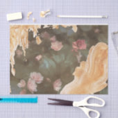 Elegant Gold Pink Rose Bokeh Lights Ontkoppeling Tissuepapier (Craft)