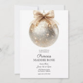 Elegant Gold Princess Birthday Invitation (Devant)