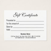 Elegant Gold Purple Christmas Ornament Gift Card (Dos)