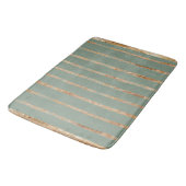 Elegant Gold Sage Green Badmat (Gekanteld)