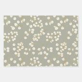 Elégant Gold Sage Vert verdure Eucalyptus Feuilles (Devant)