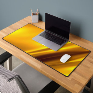 Elegant Gold Satin Faux textuur Bureaumat