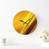 Elegant Gold Satin Faux textuur Grote Klok (Huis)