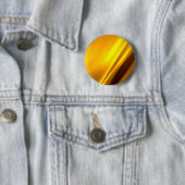 Elegant Gold Satin Faux textuur Ronde Button 5,7 Cm (In situ)