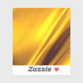 Elegant Gold Satin Faux textuur Sticker (Vel)