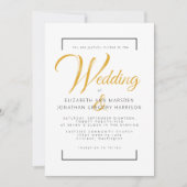 Elegant Gold Script en zwarte scripts Religieuze Kaart (Voorkant)