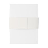 Elegant Gold Seashell Names Initials Wedding Uitnodigingen Wikkel (Achterkant Voorbeeld)