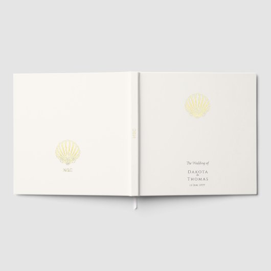 Elegant Gold Seashell Wedding (Complet)