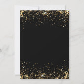 Elegant Gold Shimmering Licht Kerstfeest Kaart (Achterkant)