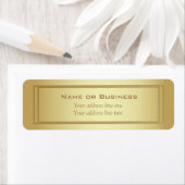 Elegant Gold Shine Etiket (Insitu)