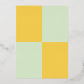 Elegant Gold Silver Luxe Formal Modern Wedding Folie Uitnodiging (Achterkant)