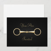 Elegant Gold Snaffle Bit Custom Equestrian (Voorkant / Achterkant)