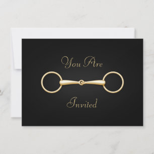 Elegant Gold Snaffle Bit Custom Equestrian