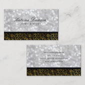 Elegant Gold Species met Bokeh Visitekaartje (Voorkant / Achterkant)