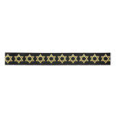 Elegant Gold Star van David - Hanukkah Satin Ribbo Lint (Voorkant)