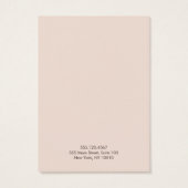 Élégant Gold Stripe Moderne Rose Écran d'oreille (Dos)