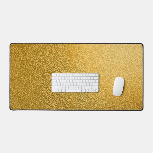 Elegant Gold Texture Desk Mat for Office (Keyboard & Muis)