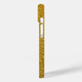 Elegant Gold Texture Protective Case-Mate iPhone Case (Achterkant / Links)