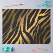 Elegant Gold Tiger Tissuepapier (Craft)