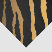 Elegant Gold Tiger Tissuepapier (Detail)