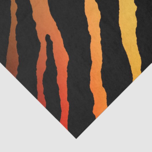 Elegant Gold Tiger Tissuepapier (Detail)