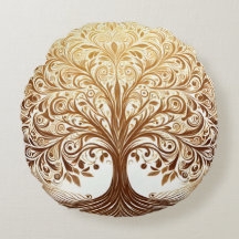 Elegant Gold Tree of Life Spiritual Zen