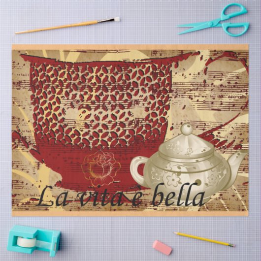 Elegant Gold Vacking Tissuepapier (Craft)