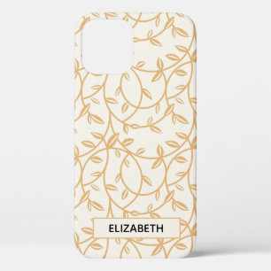 Elegant Gold Vines iPhone 12 Hoesje