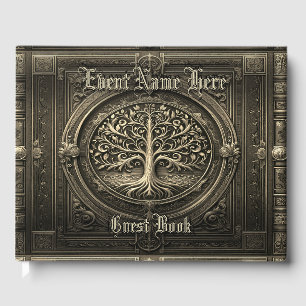 Elegant Gold Vintage Look Livre d'invités