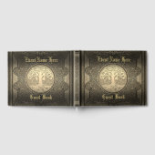 Elegant Gold Vintage Look Livre d'invités (Complet)