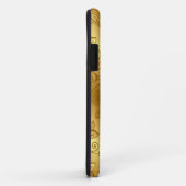 Elegant Gold Wedding Floral iPhone Case (Achterkant/rechts)
