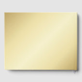 Elegant Gold Wedding Guest Book Gastenboek (Achterkant)