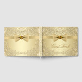 Elegant Gold Wedding Party Événement Livre d'invit (Complet)