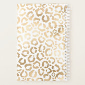 Elegant Gold White Leopard Cheetah Animal Print (Dos)