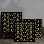 Elegant Golden Interlocking Circles luxury Tegeltje