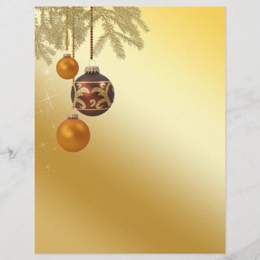 Elegant Golden Kerstmis (Voorkant)