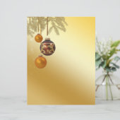 Elegant Golden Kerstmis (Staand voorkant)