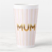 Elegant Golden MUM Mug - Minimalist Mother's Day  (Devant)