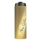 Elegant Golden Rainbow Thermosbeker (Voorkant)