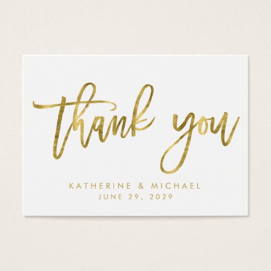 Elegant Golden Wedding Favor Tags (Devant)