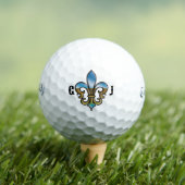 Elegant Golf Fleur De Lis Design Golfballen (Insitu Shirt)