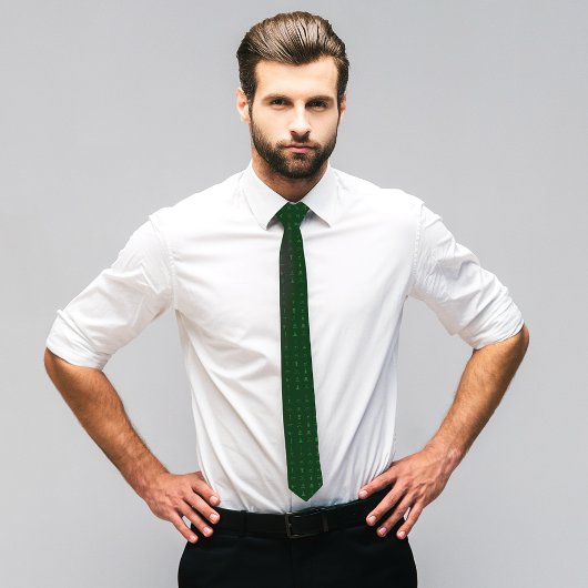 Élégant Golf Icons Motif Cravate