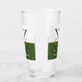 Elegant Golf Monogram Design Glas (Links)
