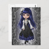 Elegant Gothic Aristocrat Briefkaart (Voorkant / Achterkant)