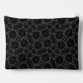 Elegant Gothic Black Roos Pattern - Gepersonalisee Etui (Achterkant)