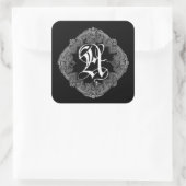 Elegant Gothic Initiaal A Sticker (Tas)