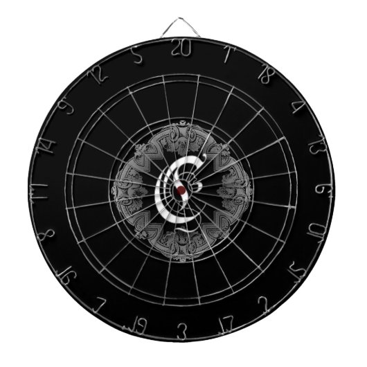 Elegant Gothic Initiaal C Dartbord (Voorkant)