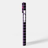 Elegant Gothic Paars ontwerp iPhone 6 Hoesje (Achterkant / Links)