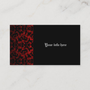 Elegant Gothic patterted visitekaartjes