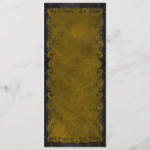 Elegant Gothic Wedding Menu (Dos)